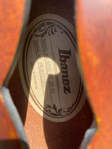 Ibanez Electric Guitar (AS53 Artcore)