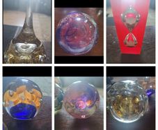 Glass  paperweights