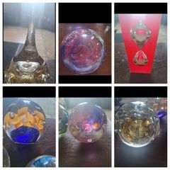 Glass  paperweights