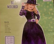 Halloween costume Witch 3-4 years old