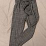 H&m Grey Belted Trousers, part wool Image 3