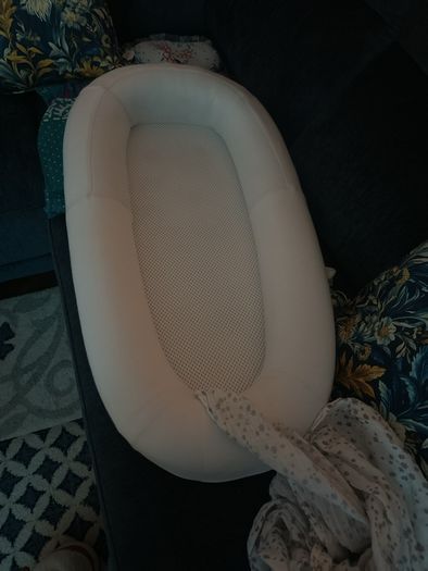 baby sleeping  Purflow baby sleeper and baby padded mattress