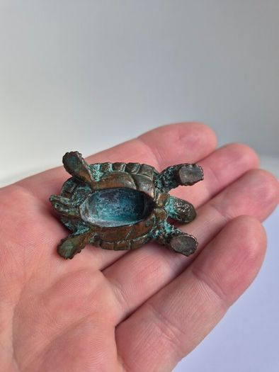 Brass Turtle Animal Statue Small Sculpture Tabletop Figurine Home Decor Gifts