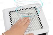 Nail Dust Collector 45W - Powerful Vacuum Fan Cleaner - Nail Dust Extractor