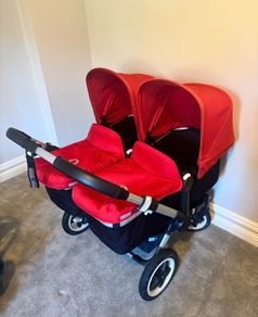 Bugaboo  Donkey Twin Buggy with car seats