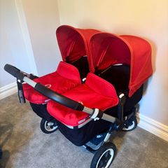 Bugaboo  Donkey Twin Buggy with car seats