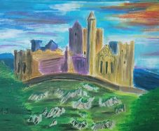 cashel   oil pastel