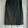 Oasis grey pin striped skirt Image 2