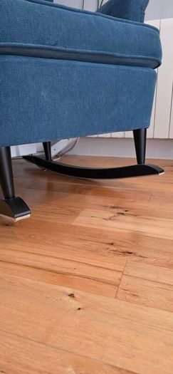IKEA Strandmon armchair with detachable rocking chair accessory