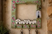 handcrafted wooden key holder