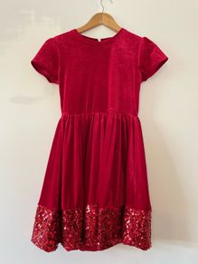 Name It red velvet occasion dress age 11 to 12 years