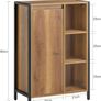 Bathroom  Storage Cabinet  Laundry Basket vintage style Image 3