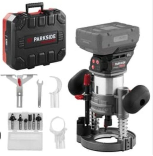 Parkside Performance 20V Cordless Brushless Multifunctional Router And Accessories Set. Summer Clearance Sale DIY Projects Garden Indoor Maintenance 12V 20V 40V Cordless Brushless Tools