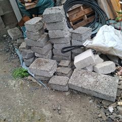 Free half size concrete blocks to take away.