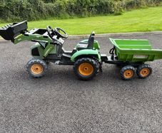kids tractor and trailer
