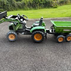 kids tractor and trailer