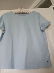 Tommy Hilfiger Ladies Blue Tee Shirt Size Med