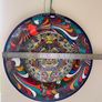 Hand Painted Mayan Calendar Bowl Image 2