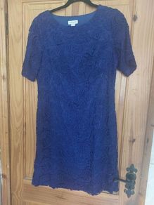 Monsoon royal blue lace dress (free post)