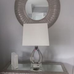 console Table and Mirror