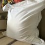 New 100% cotton crisp white 65cm x 65cm French ladder stitch Oxford pillowcase Image 10