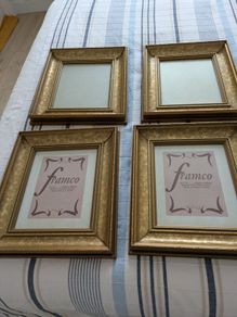 Beautiful deep Gold picture frames