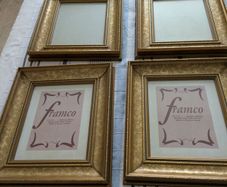 Beautiful deep Gold picture frames