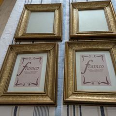 Beautiful deep Gold picture frames