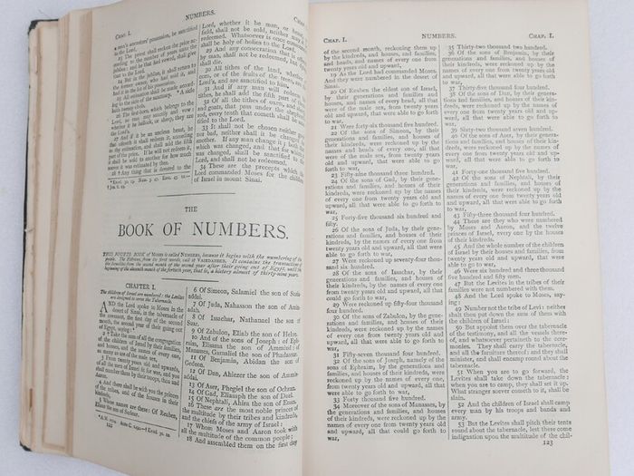 Vintage spine of a Catholic Douay Bible published by James Duffy & Co. Ltd. in Dublin.