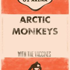 Arctic Monkeys - 02 Arena London 2011 - Rare Mini Print/Poster