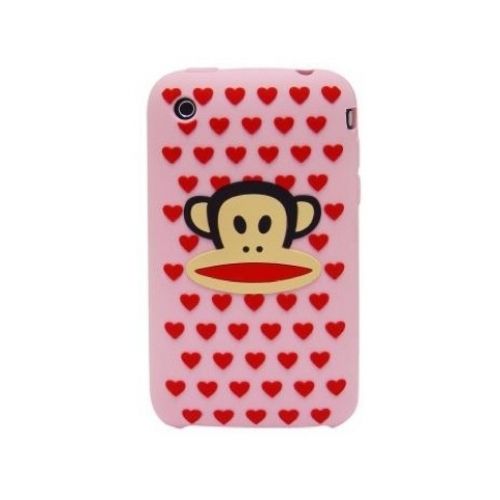Silicone iPhone 4S 4G Case Cover Monkey Frank Silicon