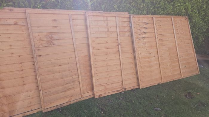 Wooden Fencing Panels x 4