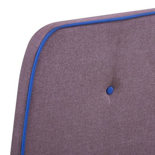 Bed Frame Taupe Fabric 90x190 cm
