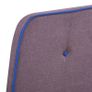 Bed Frame Taupe Fabric 90x190 cm Image 5