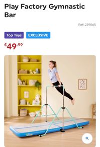 Gymnastics Bar x2