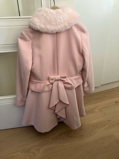 Monsoon girls pink coat aged 11-12