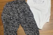 Carter's vest + NEXT harem trouser