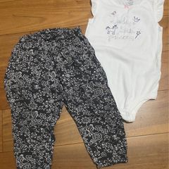 Carter's vest + NEXT harem trouser