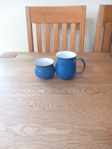 Denby Imperial Blue Jug & Sugar bowl
