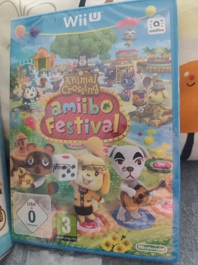 Wii U Animal Crossing New in the Box with figures and cards