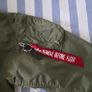 Alpha Industries MA-1 TT Light Bomber Jacket - Sage Green (XXL, Slim Fit) Image 4