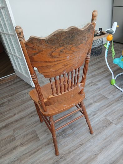 Highback solid chairs (great for upcycling)