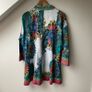 ANU by Natural Boho Tunic Dress Multicolor Paisley Floral Print with Mirror Work & Embroidery Large Image 5