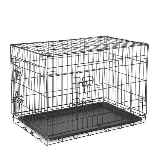 Hafenbande Dog Room Cage Crate Twin Door  W 107 X D 70 X H 77.5 Cm