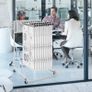 Mobile Blueprint Storage Rack Plan Holder with 12 Pivot Brackets 240 lbs Image 2