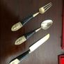 Vintage Bronze Cutlery Image 4