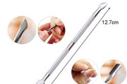 Double Head Cuticle Pusher Dead Skin Remover