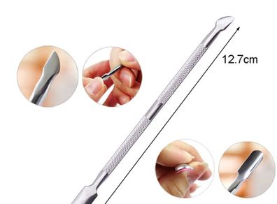 Double Head Cuticle Pusher Dead Skin Remover