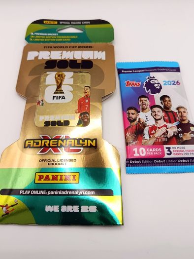 Panini 2026 Blister Pack Adrenalyn XL Fifa World Cup 2026 + Topps 2026 Booster