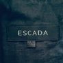 Escada Black Tailored Blazer EU36 UK 8 Designer Jacket with Animal Print Detail Image 5